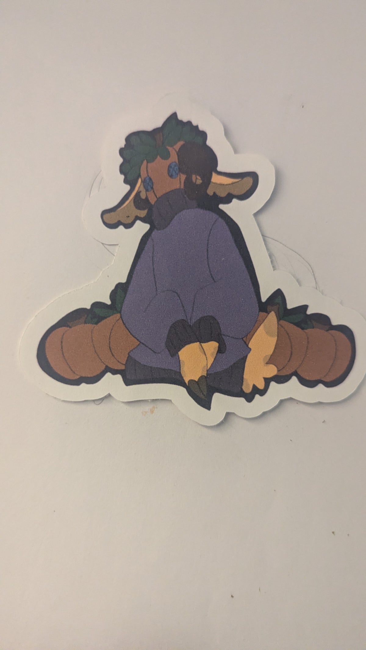 Pumpkin Goat Stickers
