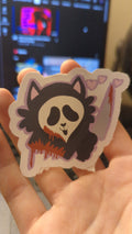 Ghostface Cat Sticker