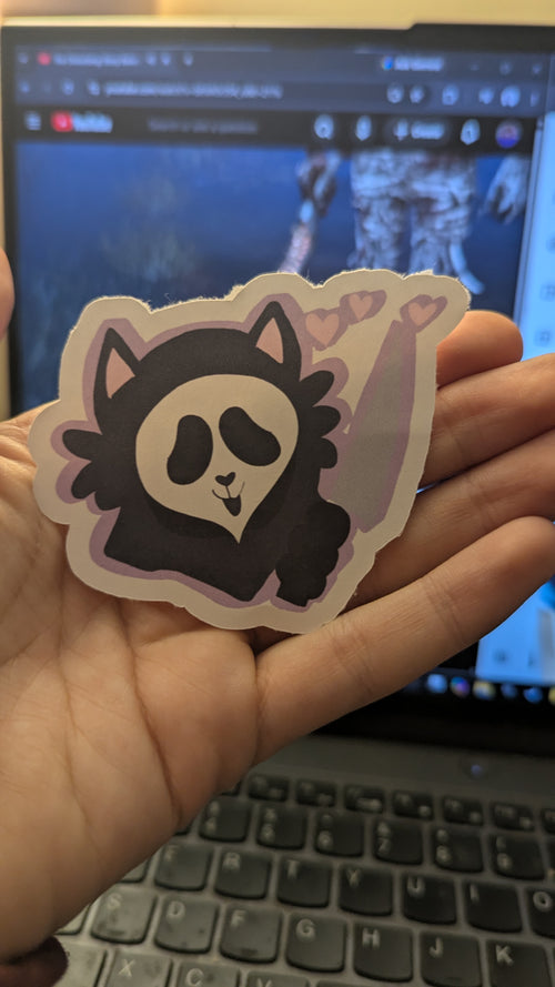 Ghostface Cat Sticker