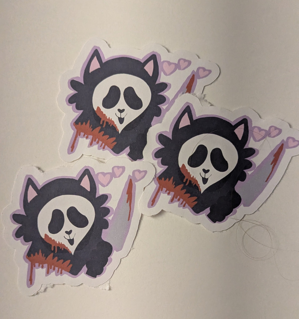 Ghostface Cat Sticker